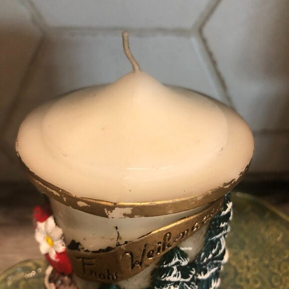 VINTAGE EMPEROR ART CREATIONS LITTLE SHOPPERS #50 CHRISTMAS CANDLE - Picture 5 of 9